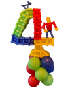 Ballondecoratie LEGO 4